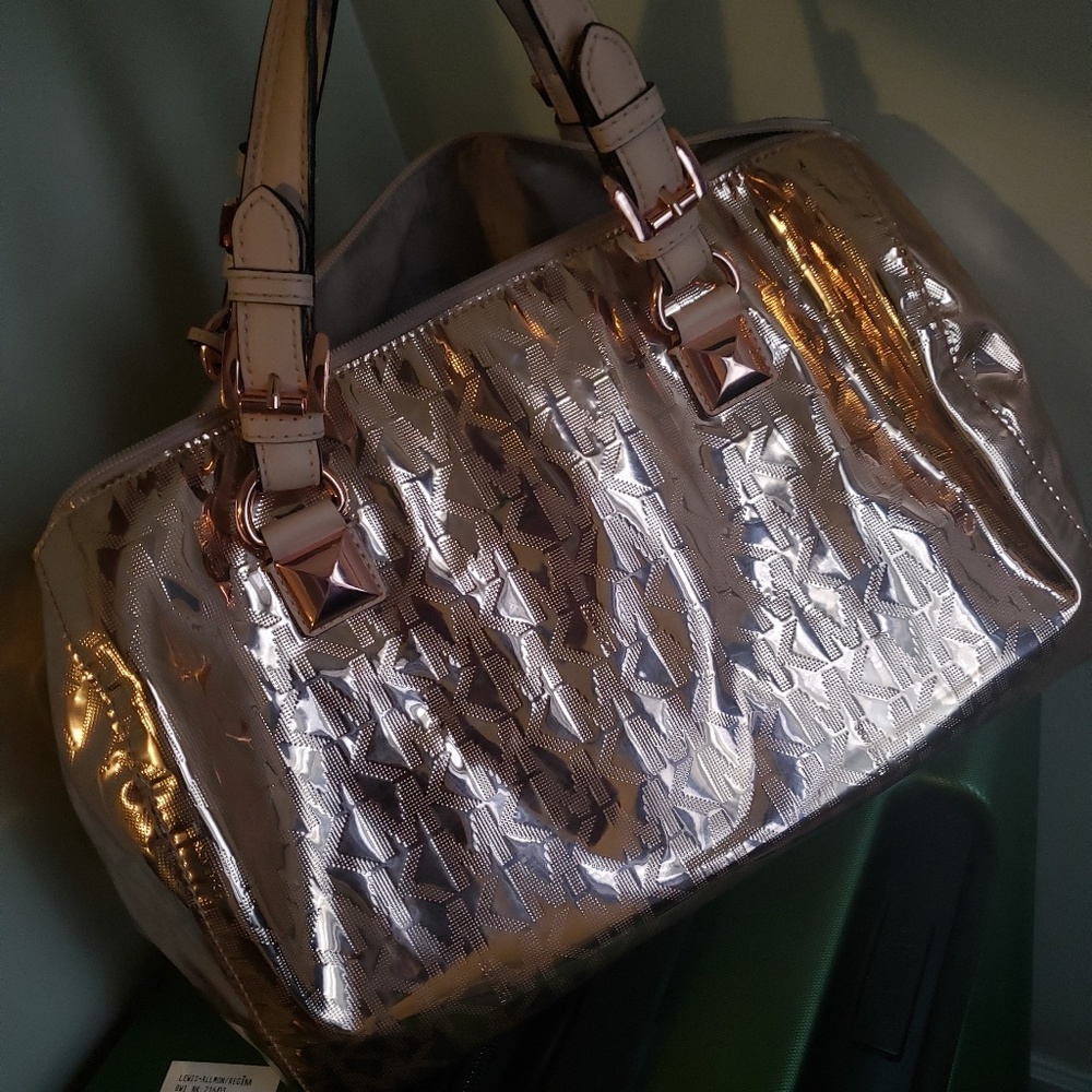 Authentic Michael Kors rose gold bag